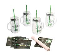 SG Secret de Gourmet - Estuche de 9 Piezas con Palillos de pillón y Recetas de cóctel