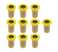 SG Store 10 piezas de 100 mallas de filtros de boquilla de pulverización amarilla con tapa de malla para mochila, rociador PTO, máquinas de marcado de líneas