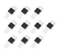 SG Store 10 Unidades de Transistor de Potencia NPN MJE13009 700 V 12 A 100 W Encapsulado TO-220 Transistor de Conmutación Bipolar para Circuitos Inversores Y Controladores de Fuentes de Alimentación.