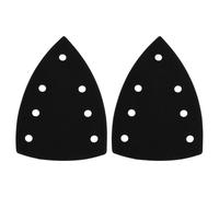 SG Store 2 almohadillas de lijado autoadhesivas triangulares de 7 agujeros de 100 x 150 x 150 mm, compatibles con lijadora triangular Bosch