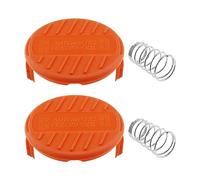 SG Store 2 tapas de carrete de recortadora RC-100-P compatibles con Black & Decker GL530 GL550 GL560 GL570 GL580 GH900 GH600 GH400 GH500 GH610 GH912 cubierta de carrete de desbrozadora