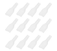 SG Store 200 terminales de pala hembra de PVC de 6,3 mm transparentes para terminales de pala sin aislamiento, para terminales de crimpado de pala hembra