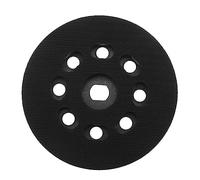 SG Store Almohadilla de respaldo de lijadora de 125 mm con 8 agujeros compatible con Black & Decker BD190 KA190E SPEC375 Almohadilla de lijado de repuesto de gancho y bucle