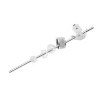 SG Store Barra excéntrica de plástico, juego de desagüe para lavabo, accesorios para elevación, bajar, placa de válvula, hardware doméstico
