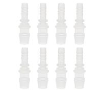 SG Store Conector de Manguera Recto de 8 Mm A 12 Mm Accesorio Reductor de Plástico para Riego de Jardín 8 Unidades