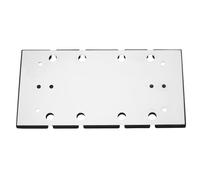 SG Store Placa Base Almohadilla de Respaldo Hoja de Repuesto para Lijadora 183x90mm Compatible con Makita BO3700 BO3710 BO3711 Accesorios de Herramientas Eléctricas
