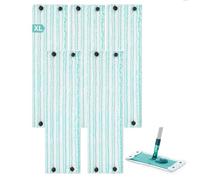 Sgizoku 5 Piezas de Repuesto para mopa de Suelo Compatible con Leifheit Clean Twist XL Micro Duo mopa, 49 x 15 cm Combi XL Micro Duo Microfibra Accesorios de Repuesto Mop Fuerte Poder de Limpieza