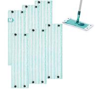 Sgizoku 6 Piezas de Repuesto para mopa de Suelo Compatible con Leifheit Clean Combi Twist M Micro Duo Set Mop Funda fregona Microfibra Repuesto Accesorios Mop Fuerte Poder de Limpieza, 42 x 15 cm