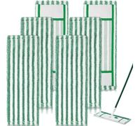 Sgizoku Paquete de 6 almohadillas de repuesto universales de microfibra para mopas Viledas Cover Mops Mat/Active Max Flat Mop Replacement, adecuado para la mayoría de fregonas de 42 cm, 48,5 x 17 cm