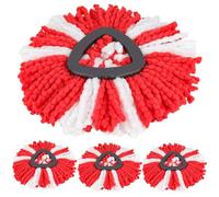 Sgizoku Repuesto para fregona Compatible con Vileda Turbo Mop/O Cedars EasyWring y Clean Mop Head Recambio de Cabezales de fregona de Microfibra