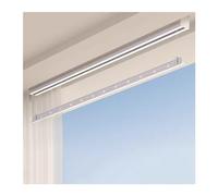 SGKOMN Secador de Ropa de Techo de Aluminio y Acero, secador de Ropa eléctrico con Control Remoto, tendedero de Techo Invisible, Perchero eléctrico de un Solo Polo con Control Remo, One Color-1.5m