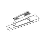 SGKOMN Tendedero Plegable para Ropa, Espacios comerciales, Iluminado y elevable, tendedero eléctrico para Toallas con Gran Capacidad y Soporte de Carga de 35 kg, montado en el Tech
