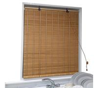 Sh000ad Estor Bambu Retro,Persianas Enrollables de Bambú Exterior e Interior,Cortina de Madera,Estores para Ventana,Protección Solar y Privacidad para Puertas y Ventanas,Personalizado (120cm x 160cm)