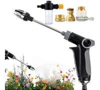 Shaersu Boquilla De Alta Presión Para Manguera De Agua | Limpiador Preciso,Lanza De Lavado A Alta Presión De Potencia,Para Lavado De Coches, Riego, Limpieza De Césped Y Grifo Exterior