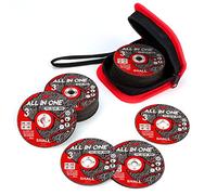 SHALL Paquete de 25 discos de corte 76 x 1,2 x 9,5 mm - Disco de corte ultra fino con funda para amoladora angular y herramientas de corte