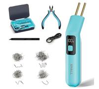 SHALL Soldador de plástico inalámbrico - Kit de grapadoras de 200 piezas - Grapadora caliente - Para reparación de plástico, parachoques y juguetes