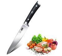SHAN ZU, cuchillo de cocina japonés de 15 cm, cuchillo multiusos, cuchillo universal, cuchillo profesional. Cuchillos de cocina afilados, cuchillo de chef fabricado en acero inoxidable de alta calidad