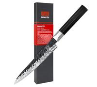 SHAN ZU Cuchillo Multiusos Japonés 15cm de Cocina Hoja Forjada 7 Capas