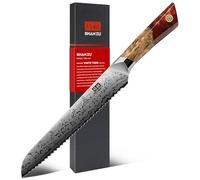 SHAN ZU Cuchillo Monador Damasco de Cobre y Acero 33 capas, Cuchillo para Pelar Damasco, Cuchillo Pelador de Cocina Japonés Forjado a Mano con Mango de Madera de Arce - VENUS Series