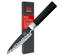 SHAN ZU Cuchillo Pelador de Cocina Japonés 9,5cm Acero Forjado 7 Capas
