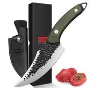 SHAN ZU Cuchillo Vikingo 15cm, Cuchillo de Cocina de Chef Japonés con Funda