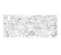 ShanBye Mantel para Colorear Gigante,183 x 71 cm Mantel de Papel para Pintar Rollo de Papel Decorativo para Niños DIY Actividad Infantil Decoración para Fiestas de Cumpleaños Navidad Pascua Zoo
