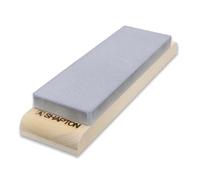 SHAPTON - Piedra de afilar japonesa de cerámica M15, grano medio, 1500,15 mm, con base de madera