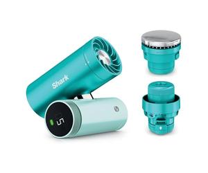 Shark ChillPIll - Ventilador 3 en 1 de alta velocidad, niebla ultrafina y sistema InstaChill, incluye 3 accesorios de refrigeración, diseño fácil de viajar, Glacier FA022UKBL