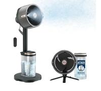 Shark FlexBreeze Pro Mist Ventilador sin Cable, Gris Carbón, FA300EU