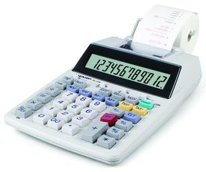 SHARP Calculadora Impresora EL-1750V de 12 Dígitos