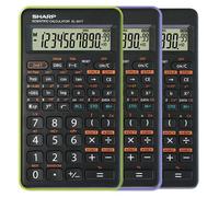 Sharp el-501t calculadora bolsillo calculadora científica negro, púr