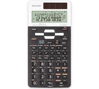 Sharp EL-531TG - Calculadora (Bolsillo, Calculadora científica, 10 dígitos, 2 líneas, Batería/Solar, Negro, Blanco)