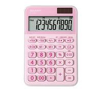 Sharp Calculadora de escritorio EL-M335 básica Rosa
