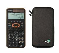 Sharp EL-W531 XG-YR con Funda Protectora WYNGS Negra - Set básico