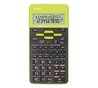 Sharp Calculadora científica EL531TH de bolsillo 10 dígitos 2 líneas Batería Negro/Verde