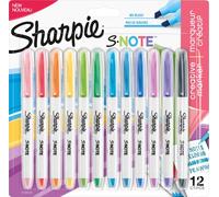 Sharpie 2138233, rotulador Sharpie Kreativmarker S-Note, juego de 12 colores