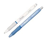 Sharpie Bolígrafo De Moda Retráctil Tinta Gel Azul Hielo Y Blanco 0.7 Mm 1 Unidad