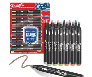 Sharpie - Creative Marker Acrylic Paint Pens - Earth Tones - Bullet... Toy NUEVO