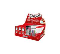 Sharpie Expositor de sobremesa Sharpie Fine con 24 blisters y 24 bolas de cerámica para pintar