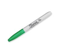 Sharpie fine point marcador permanente punta fina verde 12 pieza(s)