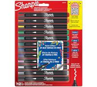 Sharpie Marcadores acrílicos Creative - punta redonda, base agua, multicolor, 12 unidades, Niños