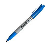 Sharpie Rotulador permanente Classic de color azul brillante, 1-2 mm