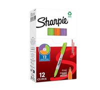 Sharpie rotulador permanente verde morado naranja (12 unidades)