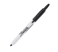 Sharpie - Rotulador RT, punta redonda, color negro