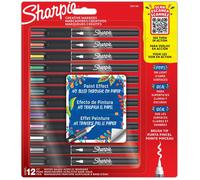 SHARPIE ROTULADOR SHARPIE ACRILICO BLISTER 12 PUNTA PINCEL SURTIDOS SHARPIE ACRYLIC CREATIVE MARKER 35x23x10 Cms.