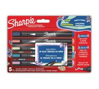 SHARPIE ROTULADOR SHARPIE ACRILICO BLISTER 5 PUNTA REDONDA TIERRA SHARPIE ACRYLIC CREATIVE MARKER 25x21x11 Cms.