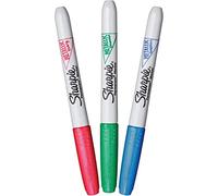 Sharpie rotuladores metálicos permanentes, punta fina, colores surtidos, juego de 3 (2067103)