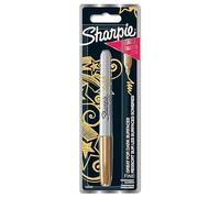 Sharpie rotuladores metálicos permanentes | punta fina | tinta dorada | paquete de 1 marcador metálico