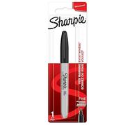 Sharpie rotuladores permanentes | punta fina | color negro | paquete de 1 marcador | material escolar ideal