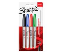 Sharpie rotuladores permanentes punta fina colores surtidos estándares paq